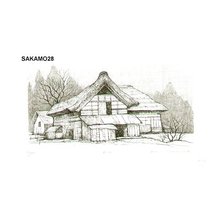 Sakamoto, Koichi: House with barn (Magariya) - Asian Collection Internet Auction