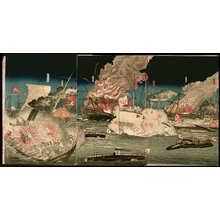 Not signed: Sino-Japanese War Naval battle - Asian Collection Internet Auction