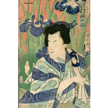 豊原国周: Actor Sawamura Tanosuke - Asian Collection Internet Auction