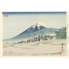 Tokuriki Tomikichiro: 36 Views of Fuji, Fuji from Senbon Masubara - Asian Collection Internet Auction