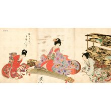 豊原周延: Triptych - Asian Collection Internet Auction