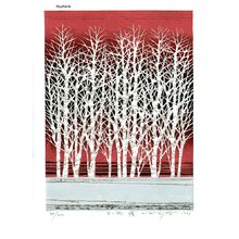 Fujita, Fumio: SHIROIKI AKEBONO (White tree dawn) - Asian Collection Internet Auction