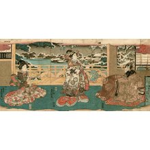 Utagawa Kunisada: Genji and beauties - Asian Collection Internet Auction