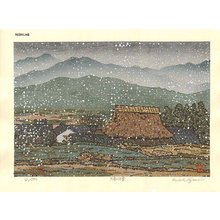 Nishijima Katsuyuki: OOHARANO AWAYUKI (the snow at Oohara) - Asian Collection Internet Auction