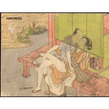 Suzuki Harunobu: Couple in summer - Asian Collection Internet Auction