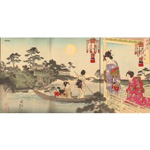 豊原周延: Triptych - Asian Collection Internet Auction