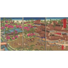 Ikuei: Picture of New Imperial Palace Gate - Asian Collection Internet Auction