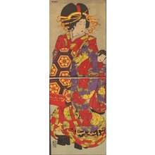 Not signed: Courtesan and KAMURO (courtesan attendant) - Asian Collection Internet Auction