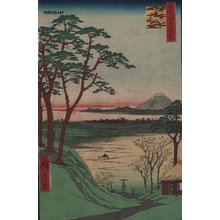 歌川広重: Grandpa's Teahouse Meguro - Asian Collection Internet Auction