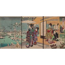 豊原周延: BIJIN-E (beauty print) - Asian Collection Internet Auction