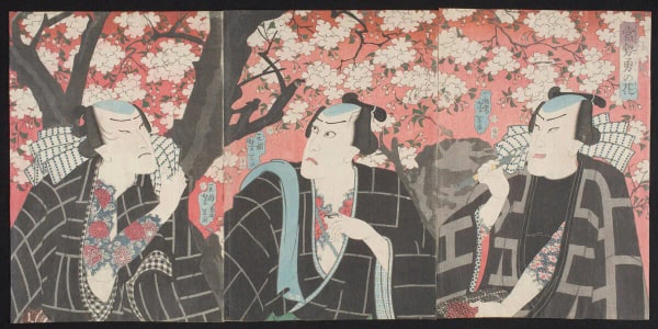 Japanese Print "Modern Flowers of Bravery" by Tsukioka Yoshitoshi, 月岡芳年 (Tsukioka Yoshitoshi 月岡 芳年)