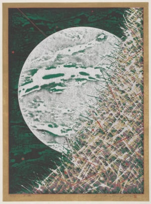 Japanese Print "Moon Reflections" by Yuichi Hasegawa