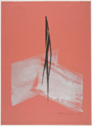 Japanese Print "Aspiration" by Shinoda Toko