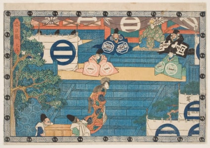 Japanese Print "Scene From Act I" by Utagawa Hiroshige, 歌川広重 (Utagawa Hiroshige I 歌川 広重)