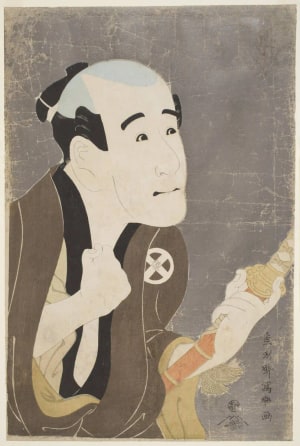 Japanese Print "Actor Ōtani Tokuji I as the Manservant Sodesuke" by Toshusai Sharaku, 東洲斎写楽 (Tōshūsai Sharaku 東洲斎 写楽)