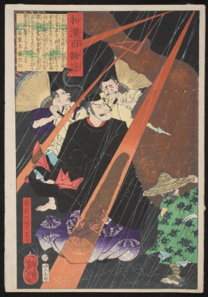 Japanese Print "Mashiba Dairyo" by Tsukioka Yoshitoshi, 月岡芳年 (Tsukioka Yoshitoshi 月岡 芳年)
