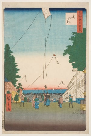Japanese Print "Kasumigaseki" by Utagawa Hiroshige, 歌川広重 (Utagawa Hiroshige I 歌川 広重)