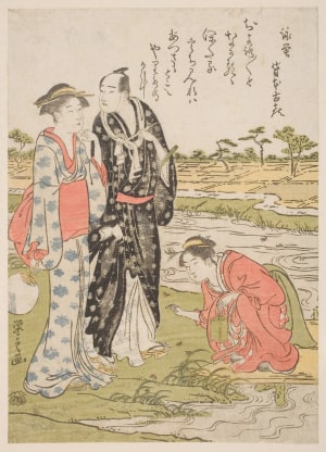 Japanese Print "Hotaru O Eizu" by Hosoda Eishi, 細田栄之 (Hosoda Eishi)