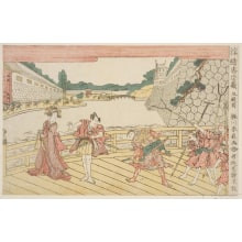 Japanese Print "Scene From Act III" by Katsukawa Shunsen, 勝川春扇 (Katsukawa Shunsen 勝川 春扇)