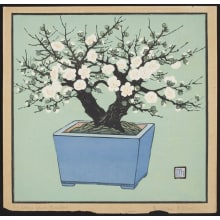 Japanese Print "The Little White Plum Tree" by Lilian Miller