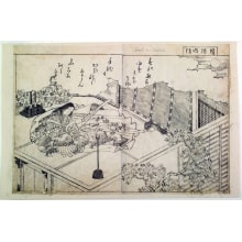 Japanese Print "The Court Lady Suo no Naishi (Suo no Naishi)-double-page illustration (sheets 8-9) from volume I of the book Ehon Tokiwa-gusa (Picture Book of Evergreens)" by Nishikawa Sukenobu, 西川祐信 (Nishikawa Sukenobu)
