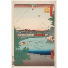 Japanese Print "Hibiya and Soto-Sakurada from Yamashitachō (Yamashitachō Hibiya Soto-Sakurada)" by Utagawa Hiroshige, 歌川広重 (Utagawa Hiroshige I 歌川 広重)
