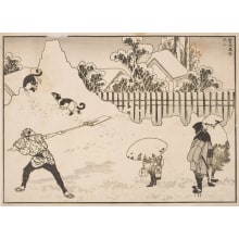 Japanese Print "Fuji the Day After Snow (Yuki no ashita no Fuji)" by Kobayashi Eitaku, 小林永濯 (Kobayashi Eitaku, Katsushika Hokusai 葛飾 北斎)