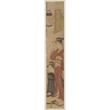Japanese Print "Two Geisha" by Torii Kiyonaga, 鳥居清長 (Torii Kiyonaga)