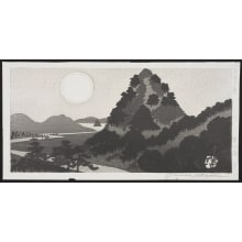 Japanese Print "Evening in Shitada" by Okuyama Gihachiro