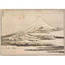 Katsushika Hokusai, 葛飾北斎 (Katsushika Hokusai 葛飾 北斎, Kobayashi Eitaku)による浮世絵「Fuji on a Clear Day (Kaisei no Fuji)」