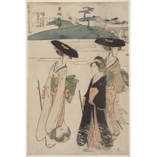 Japanese Print "The Wedding of the Fox-Woman Tamahime" by Kitagawa Utamaro II 二代 喜多川 歌麿