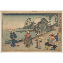 Utagawa Kuniteru, 歌川国輝 (Utagawa Kuniteru I 歌川 国輝)创作的日本版画《Scene From Act Viii》