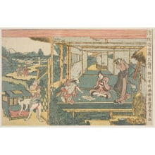 Japanese Print "Scene From Act VI" by Katsukawa Shunsen, 勝川春扇 (Katsukawa Shunsen 勝川 春扇)