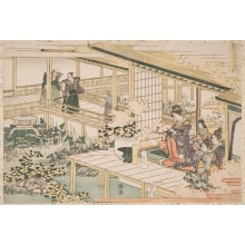 Estampe japonaise "Act IV (Yodanme)" par Katsushika Hokusai, 葛飾北斎 (Katsushika Hokusai 葛飾 北斎)