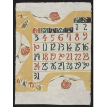 Japanese Print "August, 1975 – Chinese Lantern Plant" by Keisuke Serizawa