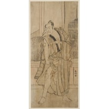 Estampe japonaise "Ichikawa Danjuro V in an Unidentified Role" par Katsukawa Shunko, 勝川春好 (Katsukawa Shunkō)