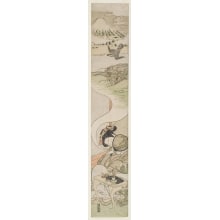 Japanese Print "Lucky Dream(s) of the New Year" by Isoda Koryusai, 磯田湖龍齋 (Isoda Koryūsai 磯田 湖龍齋)