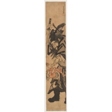 Estampe japonaise "Shoki the Demon Queller" par Kitao Masayoshi, 北尾政美 (Kitao MASAYOSHI)