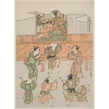 Japanese Print "The Tenth Month" by Ishikawa Toyomasa, 石川豊雅 (Ishikawa Toyomasa)
