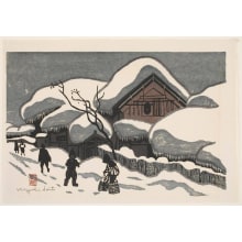 Japanischer Druck "Untitled (Winter in Aizu)" von SAITO Kiyoshi