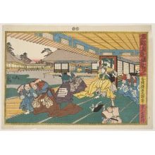 Estampe japonaise "Scene From Act Iii" par Utagawa Kunisada, 歌川国貞 (Utagawa Kunisada I 歌川 国貞)