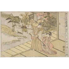 Estampe japonaise "Chushingura, Act II" par Utagawa Toyokuni I, 歌川豊国 (Utagawa Toyokuni I 歌川 豊国)