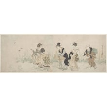 Estampe japonaise "A Spring-Time Outing" par Kubo Shunman, 窪俊満 (Kubo Shunman)