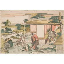 Estampe japonaise "Act VII (Shichidanme)" par Katsushika Hokusai, 葛飾北斎 (Katsushika Hokusai 葛飾 北斎)