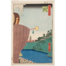 Japanese Print "Sannō Festival Procession at Kōjimachi 1-chōme" by Utagawa Hiroshige, 歌川広重 (Utagawa Hiroshige I 歌川 広重)