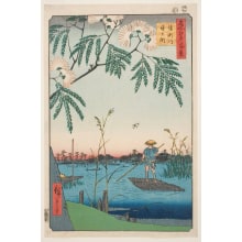 Estampe japonaise "Ayase River and Kanegafuchi" par Utagawa Hiroshige, 歌川広重 (Utagawa Hiroshige I 歌川 広重)