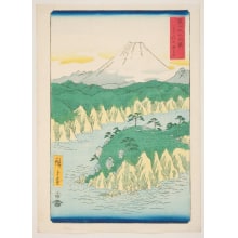 Japanese Print "The Lake at Hakone" by Utagawa Hiroshige, 歌川広重 (Utagawa Hiroshige I 歌川 広重)