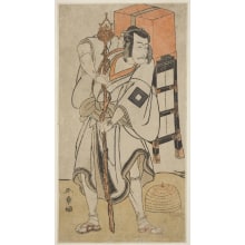 Japanischer Druck "Ichikawa Danjuro V as Godai Saburo Masazumi" von Katsukawa Shunsho, 勝川春章 (Katsukawa Shunshō 勝川 春章)