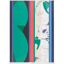 Japanese Print "Mirror" by Fukuda Shigeo