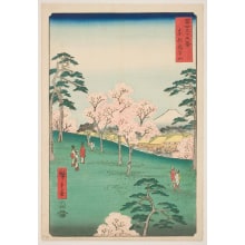 Japanese Print "Asuka Hill in the Eastern Capital (Tōto Asukayama)" by Utagawa Hiroshige, 歌川広重 (Utagawa Hiroshige I 歌川 広重)